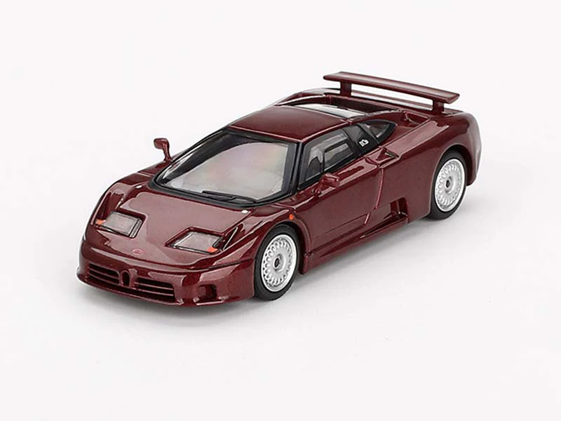 CHASE Bugatti EB110 GT Dark Red Metallic (Mini GT) Diecast 1:64 Scale Model - TSM MGT00806 - Image 2