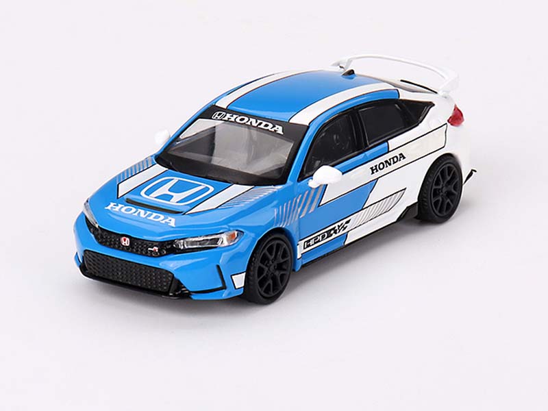 Honda Civic Type R #3 2023 Pace Car – Blue (Mini GT) Diecast 1:64 Scale Model - TSM MGT00753