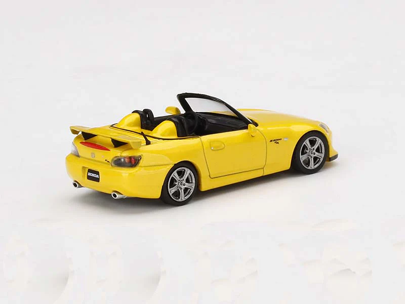 CHASE Honda S2000 CR Rio - Yellow Pearl Mini GT (MiJo Exclusive) Diecast 1:64 Scale Model - True Scale Miniatures MGT00282 - Image 3