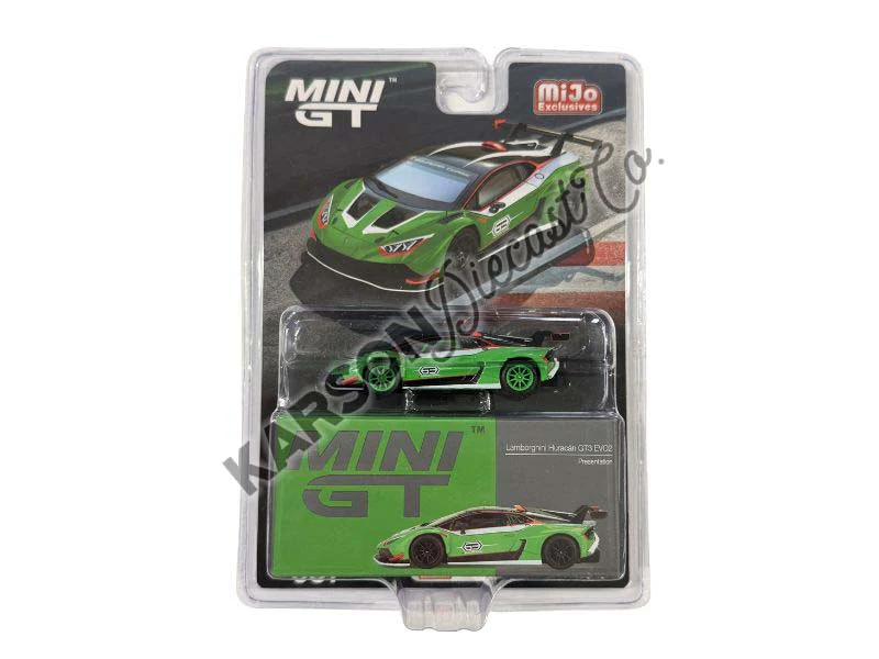 CHASE Lamborghini Huracán GT3 EVO2 Presentation (Mini GT) Diecast 1:64 Scale Model - TSM MGT00687