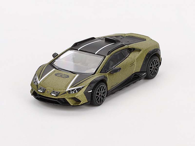 CHASE Lamborghini Huracán Sterrato – Verde Gea Matt (Mini GT) Diecast 1:64 Scale Model - TSM MGT00779 - Image 2