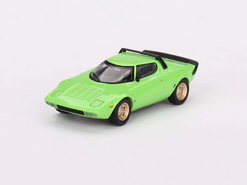 Lancia Stratos HF Stradale Verde Chiaro (Mini GT) Diecast 1:64 Scale Model - TSM MGT00625
