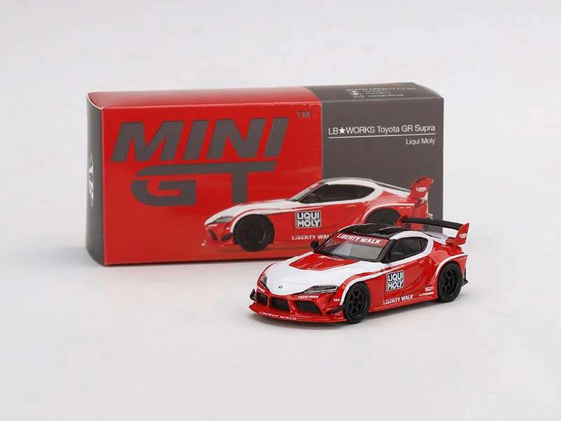 CHASE LB★WORKS Toyota GR Supra Liqui Moly (MiJo Exclusive) Diecast 1:64 Scale Model - True Scale Miniatures MGT00290 - Image 5