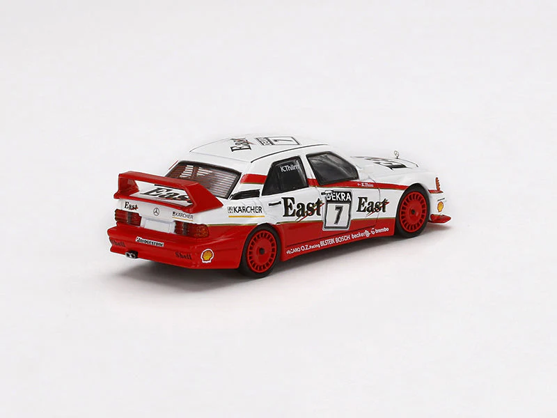 CHASE Mercedes Benz 190E 2.5-16 Evolution II #7 East DTM (MINI GT) Diecast 1:64 Model - True Scale Miniatures MGT00239 - Image 3