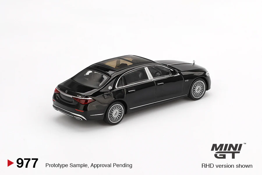 12 PACK Mercedes-Maybach S680 – Black (Mini GT) Diecast 1:64 Scale Model - TSM MGT00977 - Image 2