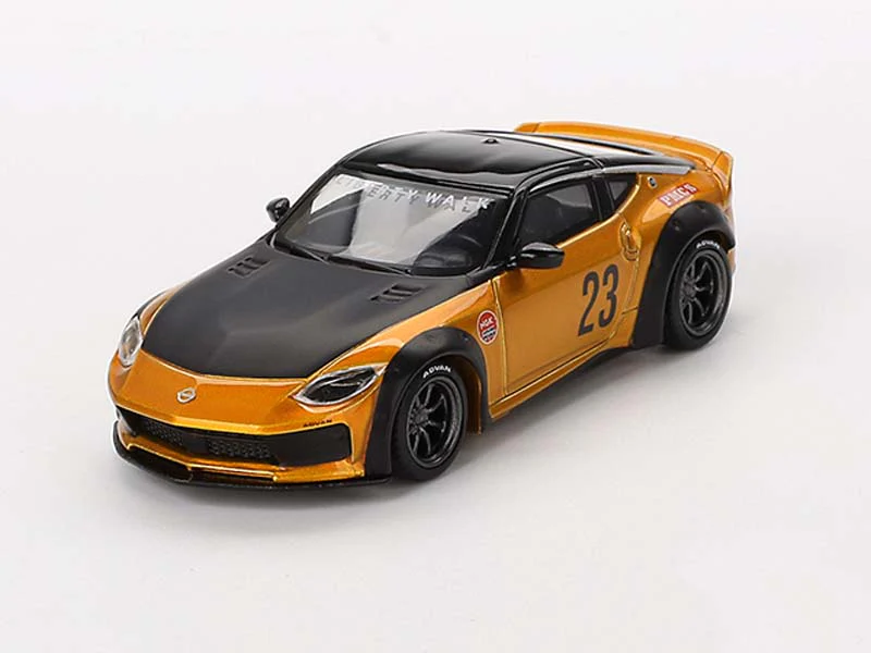 Nissan Z LB-NATION WORKS – LB Gold (Mini GT) Diecast 1:64 Scale Model - TSM MGT00782