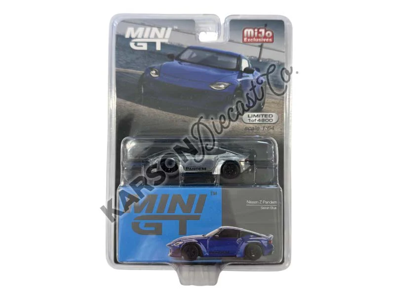 CHASE Nissan Z Pandem – Seiran Blue (Mini GT) Diecast 1:64 Scale Model - TSM MGT00778