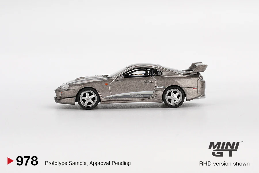 Toyota Supra VeilSide Combat V-II – Combat Grey (Mini GT) Diecast 1:64 Scale Model - TSM MGT00978 - Image 3