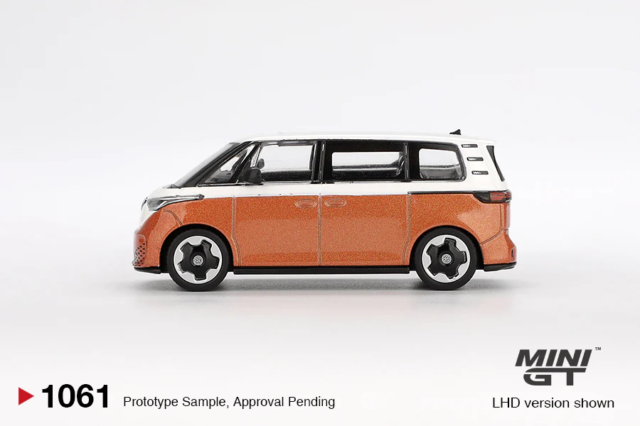 Volkswagen ID.Buzz – Candy White / Energetic Orange Diecast 1:64 Scale Model - TSM MGT01061 - Image 3