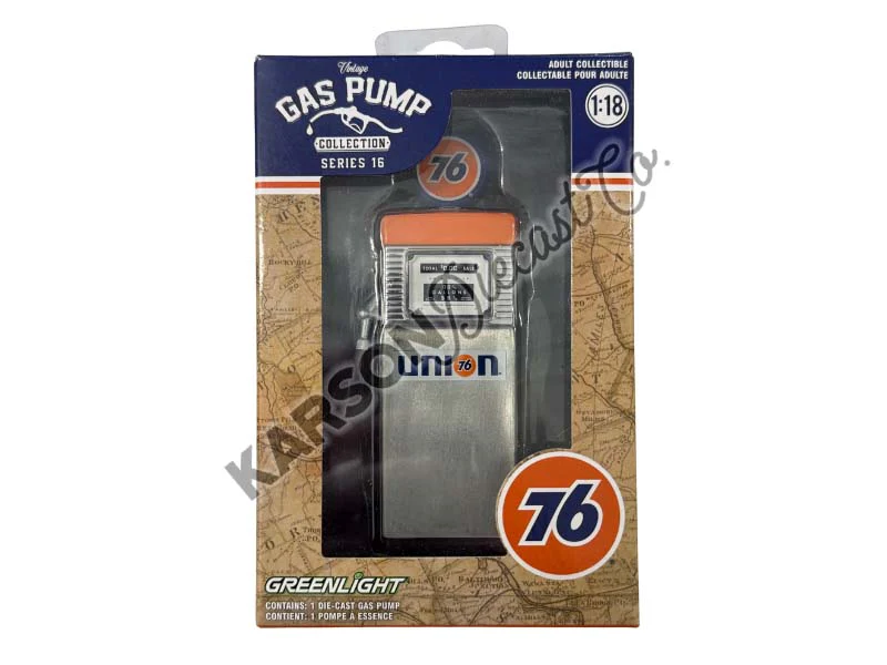 CHROME CHASE 1951 Wayne 505 - Union 76 (Vintage Gas Pumps Series 16) Diecast 1:18 Scale Model - Greenlight 14160B - Image 2