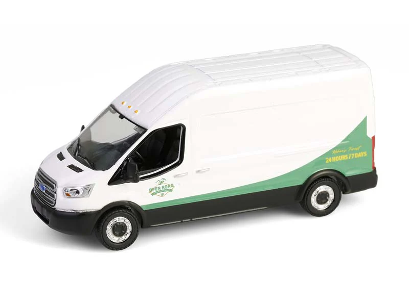 CHROME CHASE 2015 Ford Transit Cold Pursuit 2019 (Hollywood Series 43) Diecast 1:64 Scale Model - Greenlight 62040F - Image 2