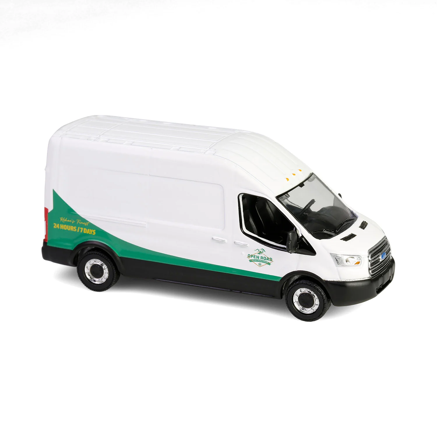 CHROME CHASE 2015 Ford Transit Cold Pursuit 2019 (Hollywood Series 43) Diecast 1:64 Scale Model - Greenlight 62040F - Image 4
