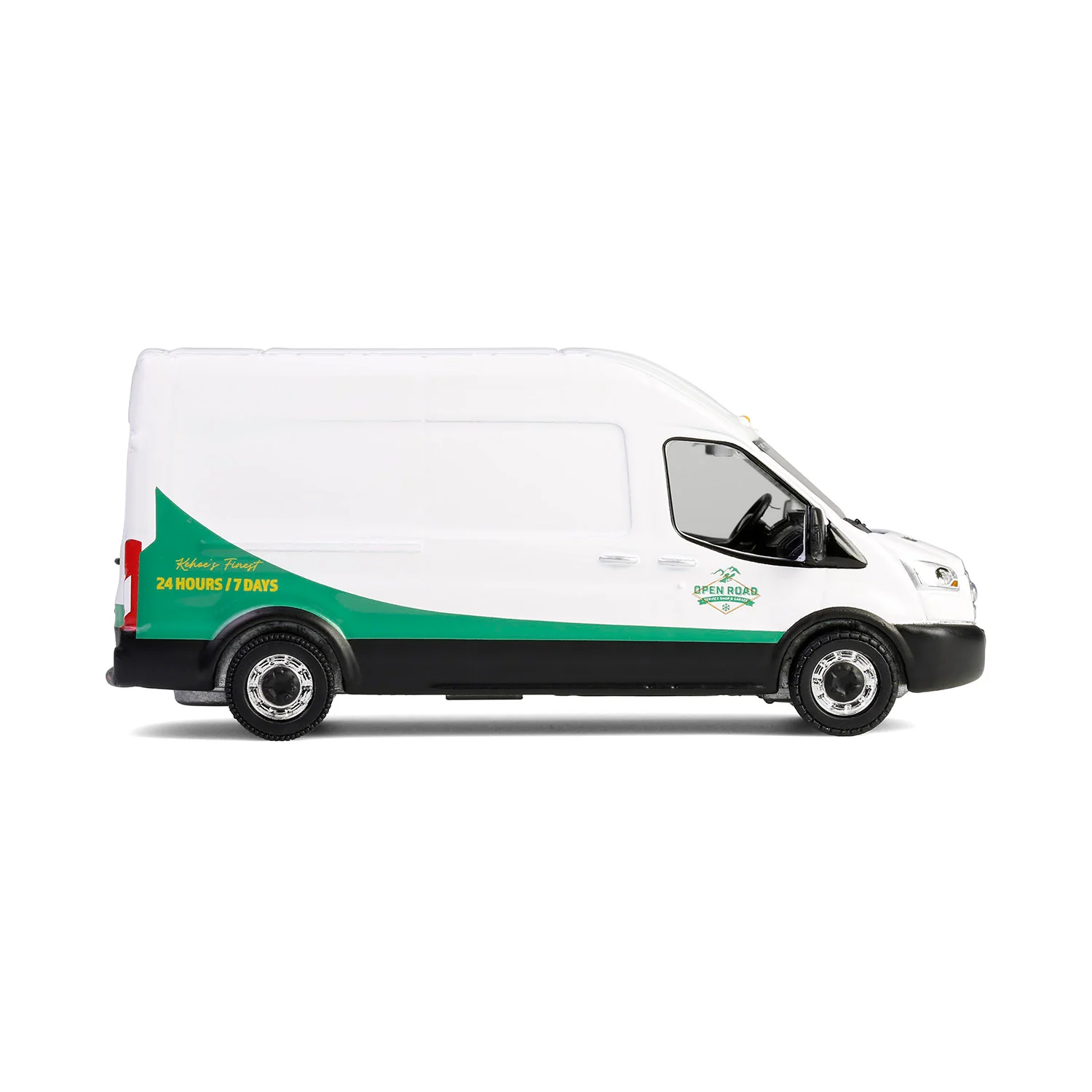 CHROME CHASE 2015 Ford Transit Cold Pursuit 2019 (Hollywood Series 43) Diecast 1:64 Scale Model - Greenlight 62040F - Image 7