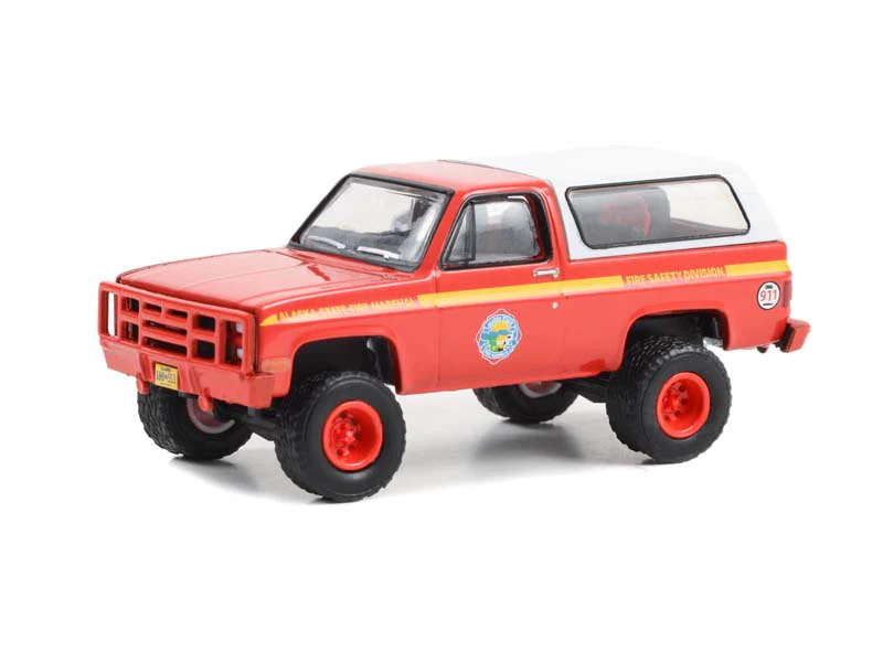 1984 Chevrolet M1009 - Alaska State Fire Marshal (Fire & Rescue Series 4) Diecast 1:64 Scale Model - Greenlight 67050D