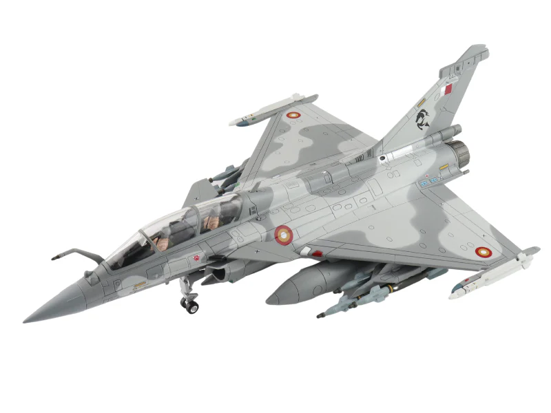 Dassault Aviation Rafale DQ QA209, Qatar Emiri Air Force 2021 Diecast 1:72 Scale Model - Hobby Master HA9613