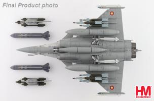 Dassault Aviation Rafale DQ QA209, Qatar Emiri Air Force 2021 Diecast 1:72 Scale Model - Hobby Master HA9613 - Image 6