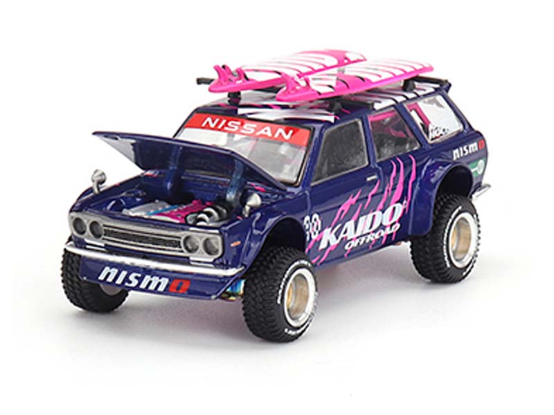 Datsun 510 4×4 Wagon Kaido Offroad V2 – Purple (Kaido House x Mini GT) Diecast 1:64 Scale Model - TSM KHMG149 - Image 2