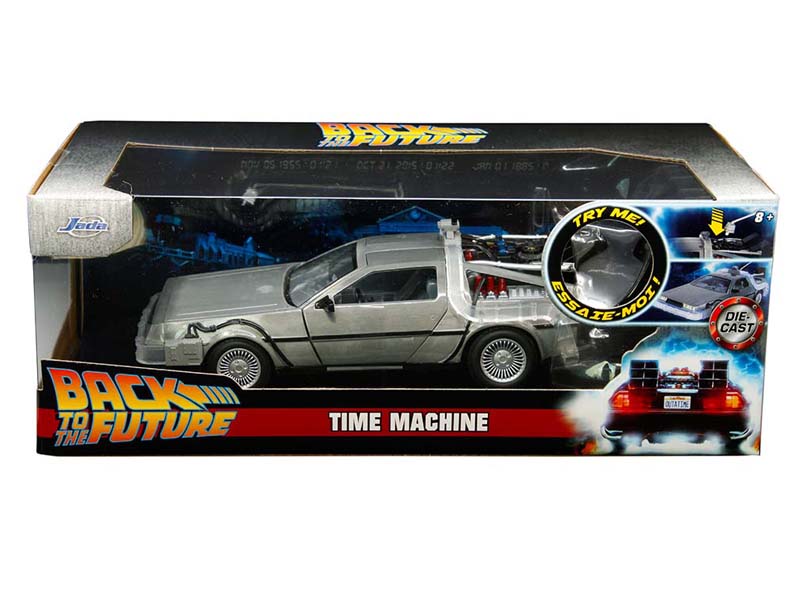 DeLorean Time Machine w/ Lights – Back To The Future (Hollywood Rides) 1:24 Scale Diecast Model - Jada 32911 - Image 2