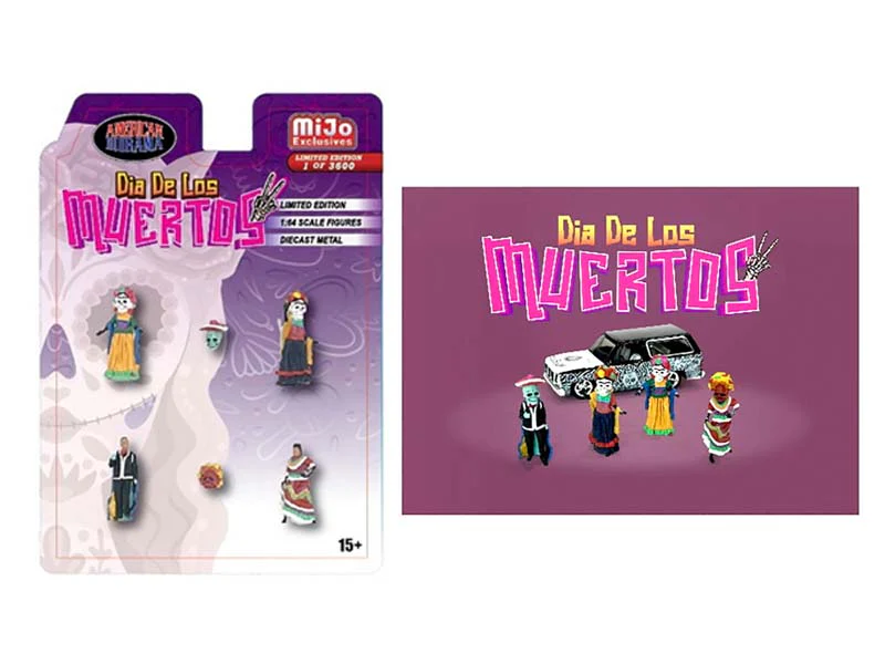 Dias De Los Muertos (MiJo Exclusives) Diecast 1:64 Scale Figures - American Diorama AD76527