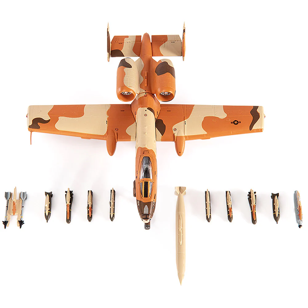 Fairchild Republic A-10 Thunderbolt II U.S. Air Force Operation Desert Storm Diecast 1:144 Scale Model - JC Wings JCW-144-A10-004 - Image 7