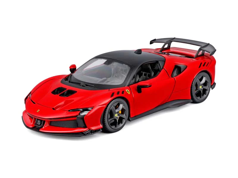 Ferrari SF90 XX Stradale – Red (Race and Play) Diecast 1:24 Scale Model - Bburago 26032RD