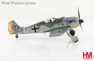 Focke-Wulf 190A-3 III/JG.2 Commander, Hptm. Hans Hahn, WWII Diecast 1:48 Scale Model - Hobby Master HA7430 - Image 2