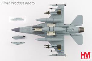 General Dynamics F-16AM (Ukrainian Air Force) UA24-3596 Ukraine August 2024 (with PIDS+ systems) Diecast 1:72 Scale Model - Hobby Master HA38047 - Image 5