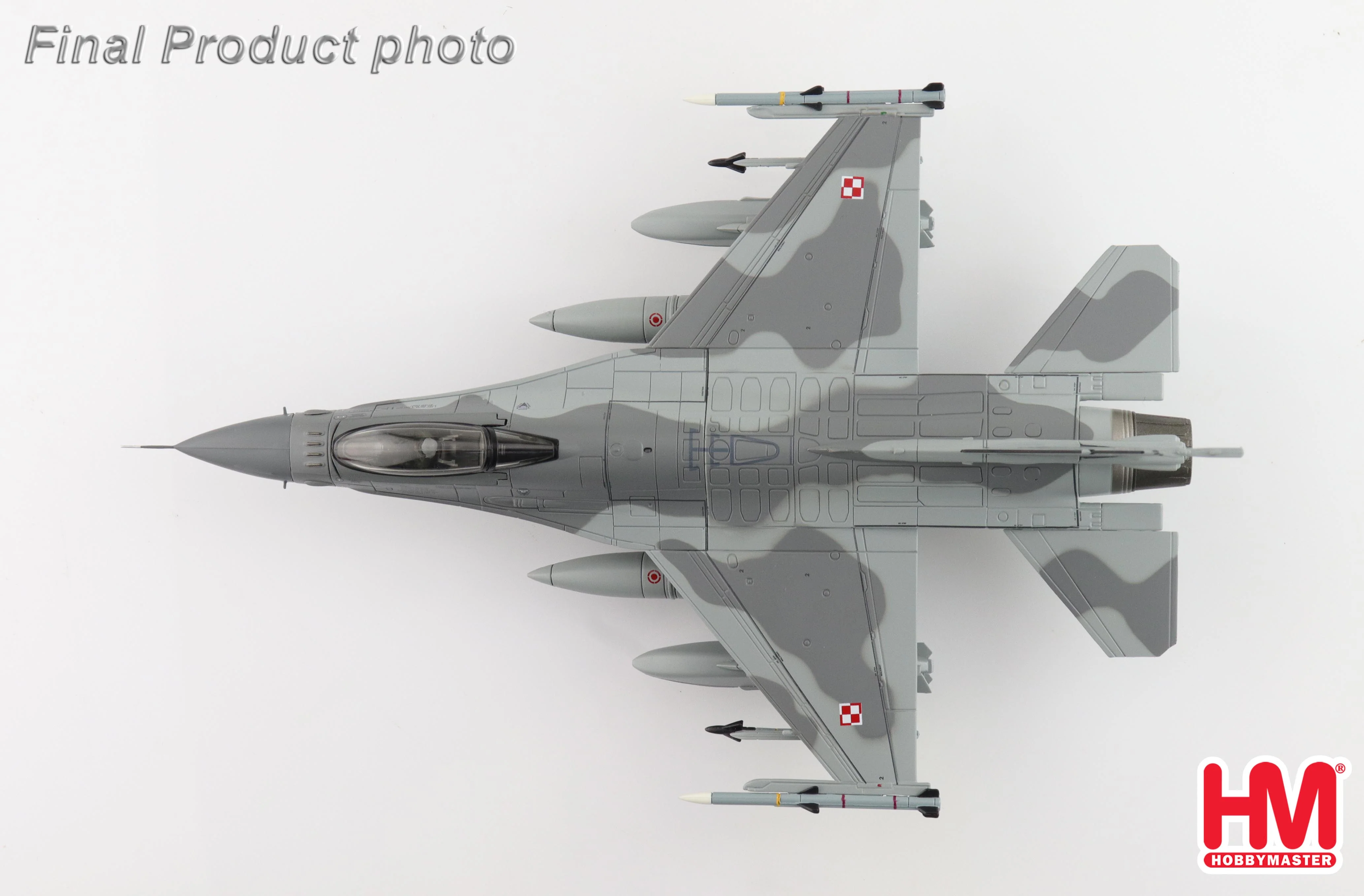 General Dynamics F-16C Polish Air Force 4068, 32. Baza Lotnictwa Taktycznego, Łask, listopad 2019 Diecast 1:72 Scale Model - Hobby Master HA38040 - Image 5