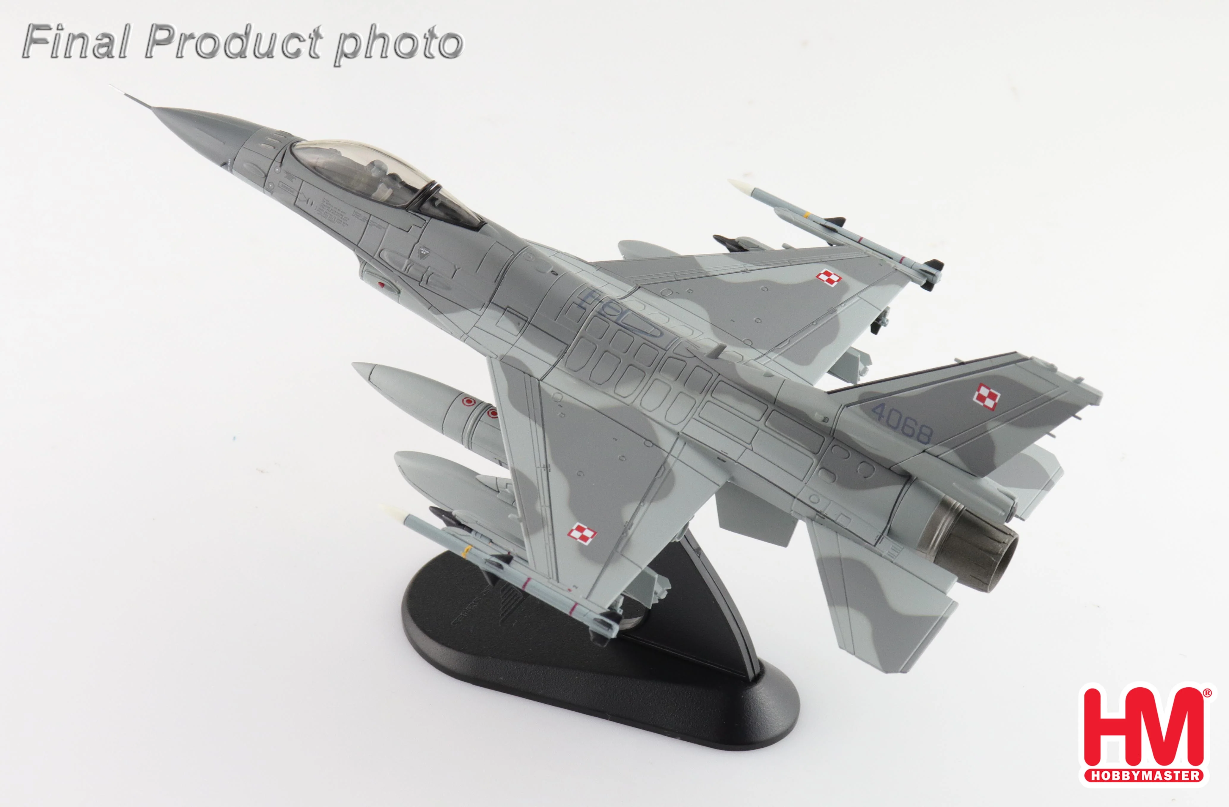 General Dynamics F-16C Polish Air Force 4068, 32. Baza Lotnictwa Taktycznego, Łask, listopad 2019 Diecast 1:72 Scale Model - Hobby Master HA38040 - Image 8