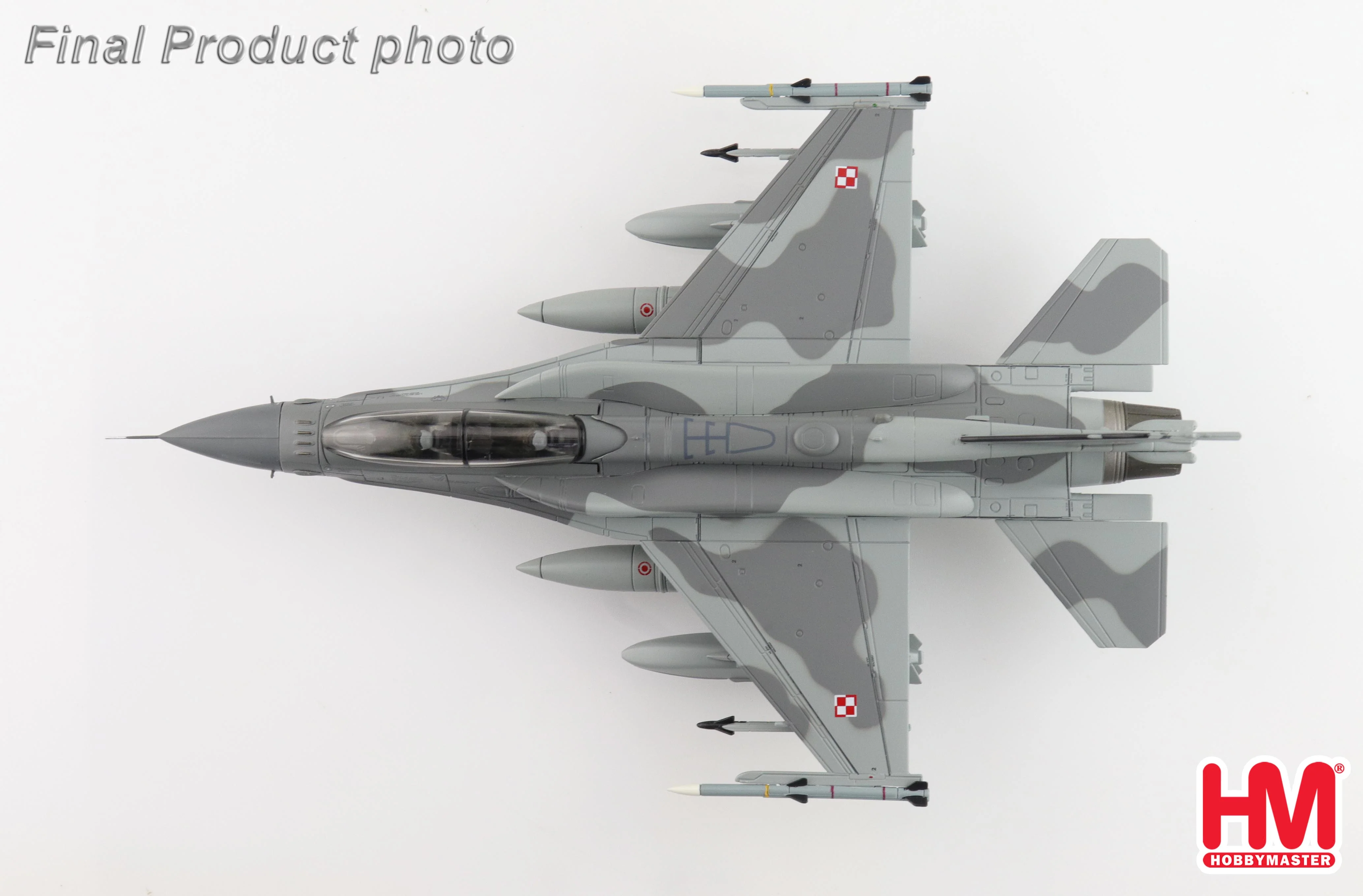 General Dynamics F-16D Polish Air Force (Red Flag) 4087, 31. Baza Lotnictwa Taktycznego, Alaska June 2012 Diecast 1:72 Scale Model - Hobby Master HA38041 - Image 6