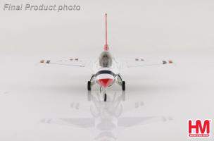 General Dynamics F-16D Thunderbirds No.7 plane USAF Nellis AFB 2017 Diecast 1:72 Scale Model - Hobby Master HA38045 - Image 4