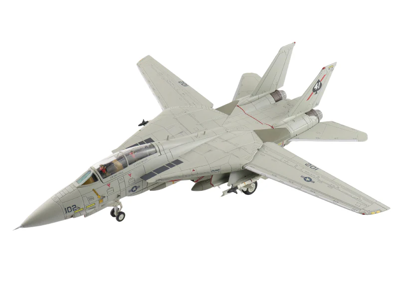 Grumman F-14A Tomcat (Sukhoi Killer) 160403 VF-41 USS Nimitz, August 1981 Diecast 1:72 Scale Model - Hobby Master HA5256