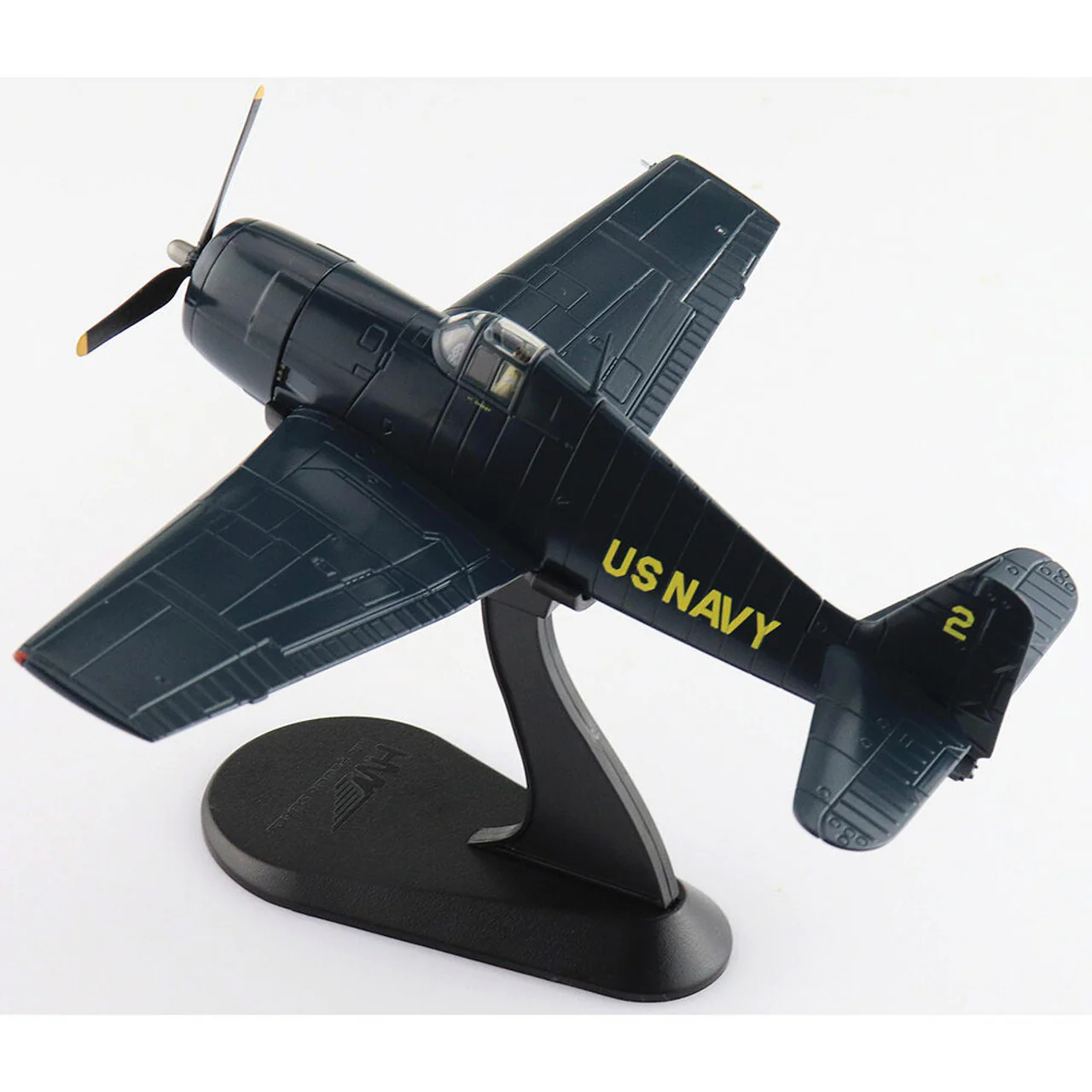 Grumman F6F-5 Hellcat US Navy 1946 No. 2 Airplane Diecast 1:72 Scale Model - Hobby Master HA1120 - Image 3