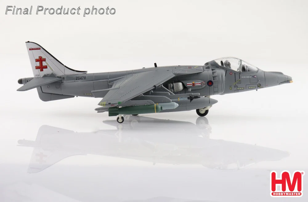 Harrier GR.9A ZG478, 41 (R) Sqn. RAF Coningsby Air Base March 2006 Diecast 1:72 Scale Model - Hobby Master HA2651 - Image 5