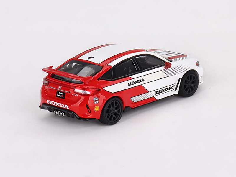 CHASE Honda Civic Type R #2 2023 Pace Car White (Mini GT) Diecast 1:64 Scale Model - TSM MGT00721 - Image 3