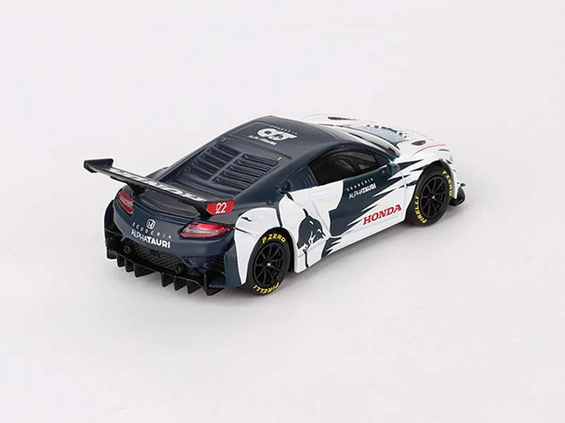 Honda NSX GT3 EVO AlphaTauri Yuki Tsunoda 2023 Red Bull Formula Nurburgring (Mini GT) Diecast 1:64 Scale Model - TSM MGT00761 - Image 2