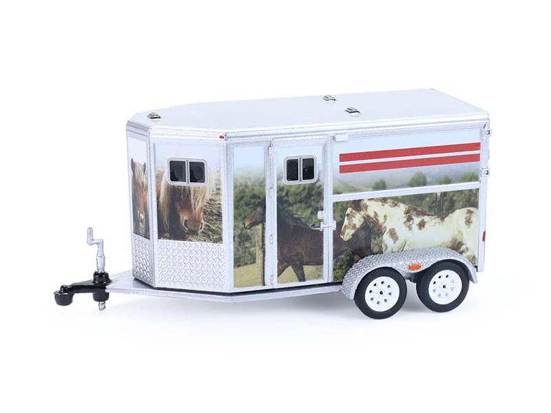 Horse Trailer - Custom Horse Wrap (Down on the Farm Series 11) Diecast 1:64 Scale Model - Greenlight 48110F