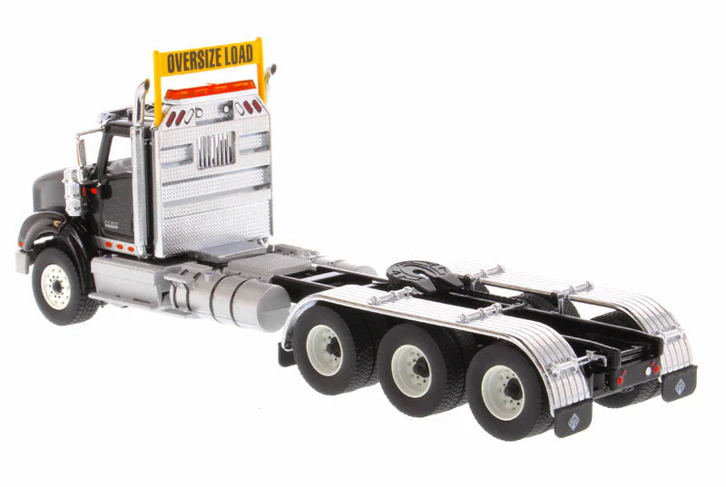International HX620 Day Cab Tridem Tractor - Metallic Black (Transport Series) 1:50 Scale Model - Diecast Masters 71009 - Image 3