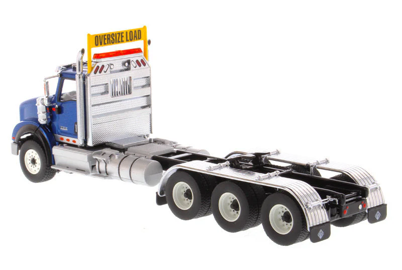 International HX620 Day Cab Tridem Tractor Metallic - Blue (Transport Series) 1:50 Scale Model - Diecast Masters 71010 - Image 2