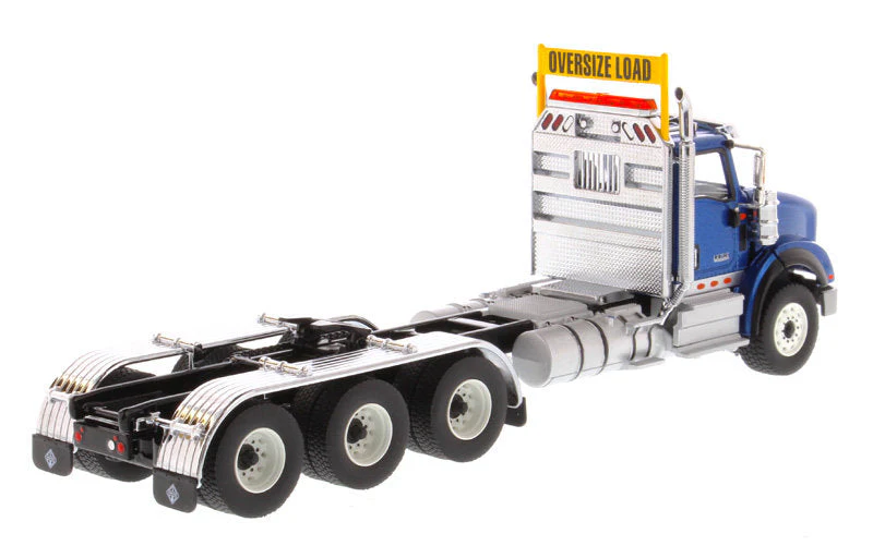 International HX620 Day Cab Tridem Tractor Metallic - Blue (Transport Series) 1:50 Scale Model - Diecast Masters 71010 - Image 4