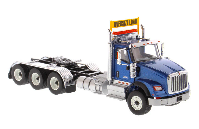 International HX620 Day Cab Tridem Tractor Metallic - Blue (Transport Series) 1:50 Scale Model - Diecast Masters 71010 - Image 6