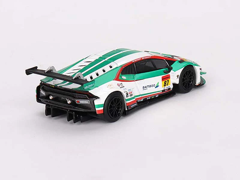 Japan Exclusive Lamborghini Huracán GT3 EVO2 #87 Bamboo Airways GT3 JLOC SUPER GT SERIES (Mini GT) Diecast 1:64 Scale Model - TSM MGT00689 - Image 2