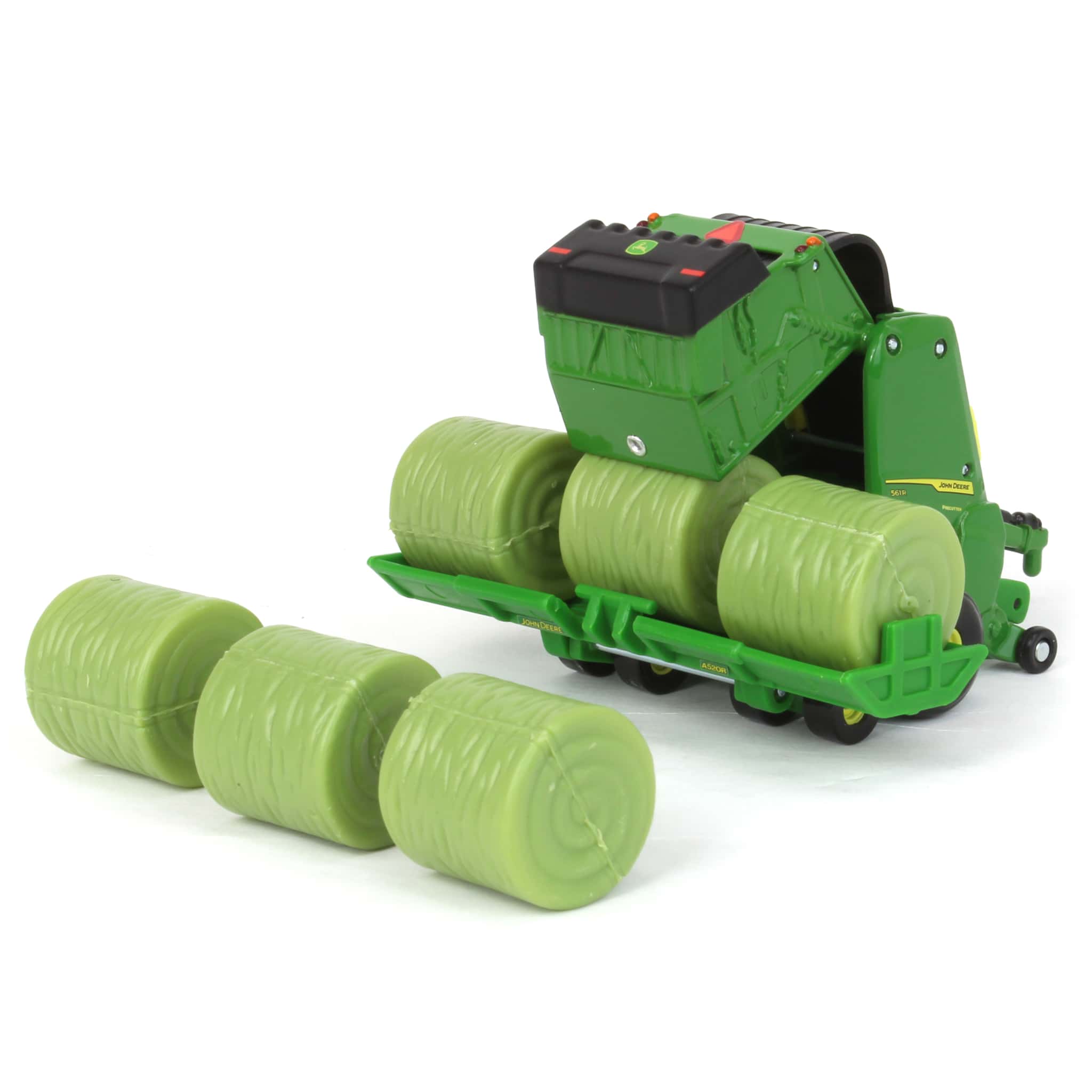John Deere 561R Round Baler w/ 6 Bales Diecast 1:64 Scale Model - ERTL 45902 - Image 4