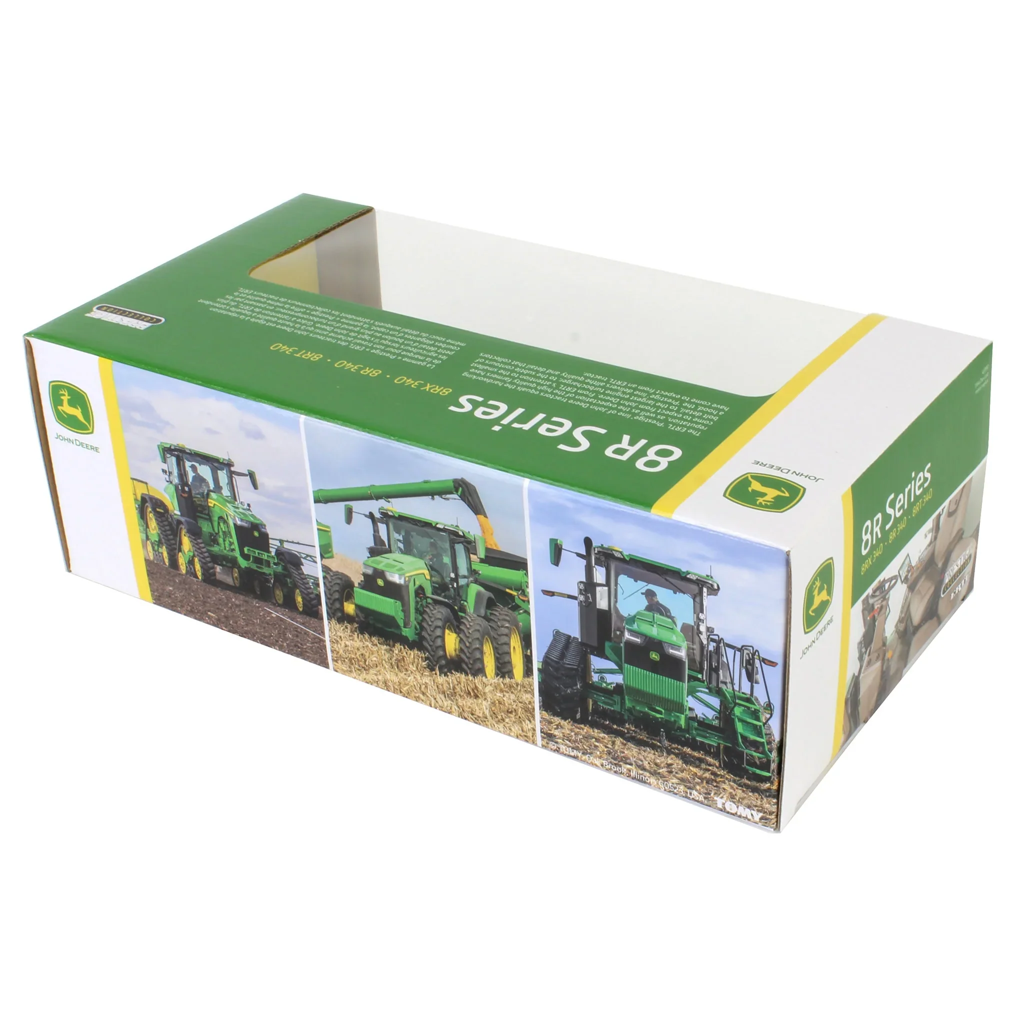 John Deere 8RX 340, 8R 340 & 8RT 340 Tractor Set (Prestige Collection) Diecast 1:64 Scale Model - ERTL 45997 - Image 2