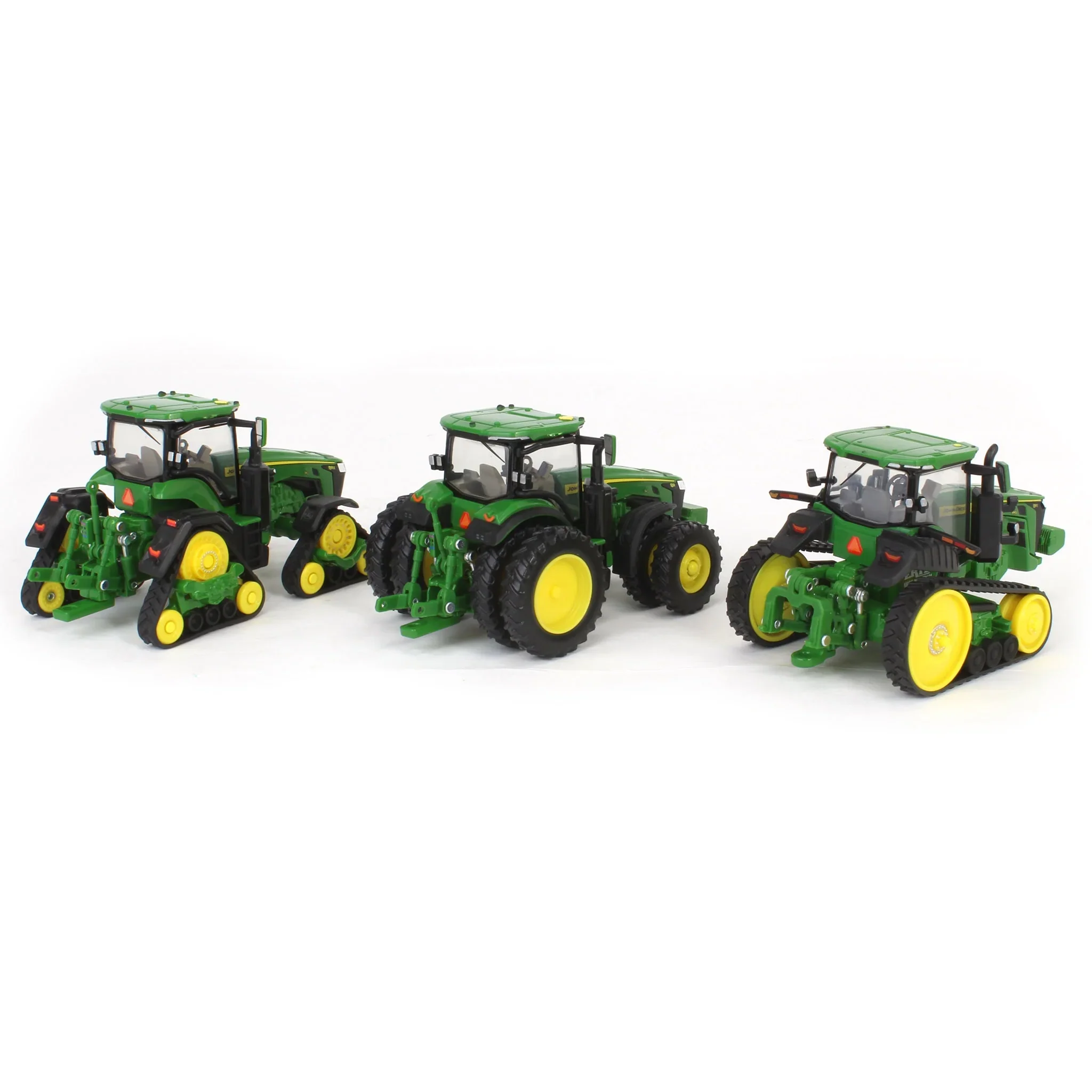 John Deere 8RX 340, 8R 340 & 8RT 340 Tractor Set (Prestige Collection) Diecast 1:64 Scale Model - ERTL 45997 - Image 3