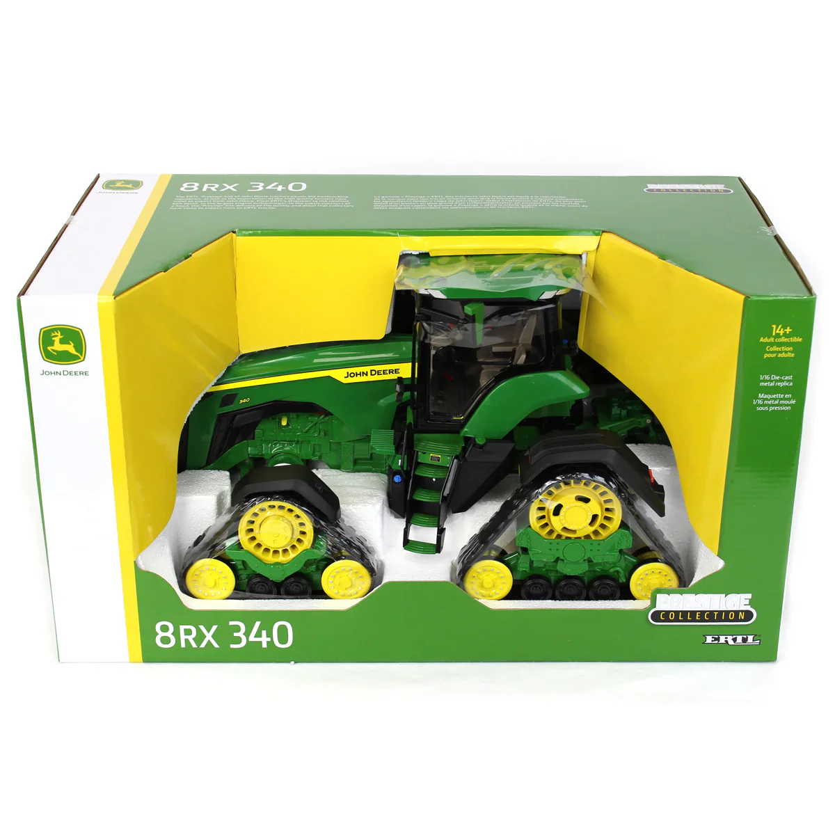 John Deere 8RX 340 w/ Tracks (Prestige Collection) Diecast 1:16 Scale Model - ERTL 45958 - Image 7