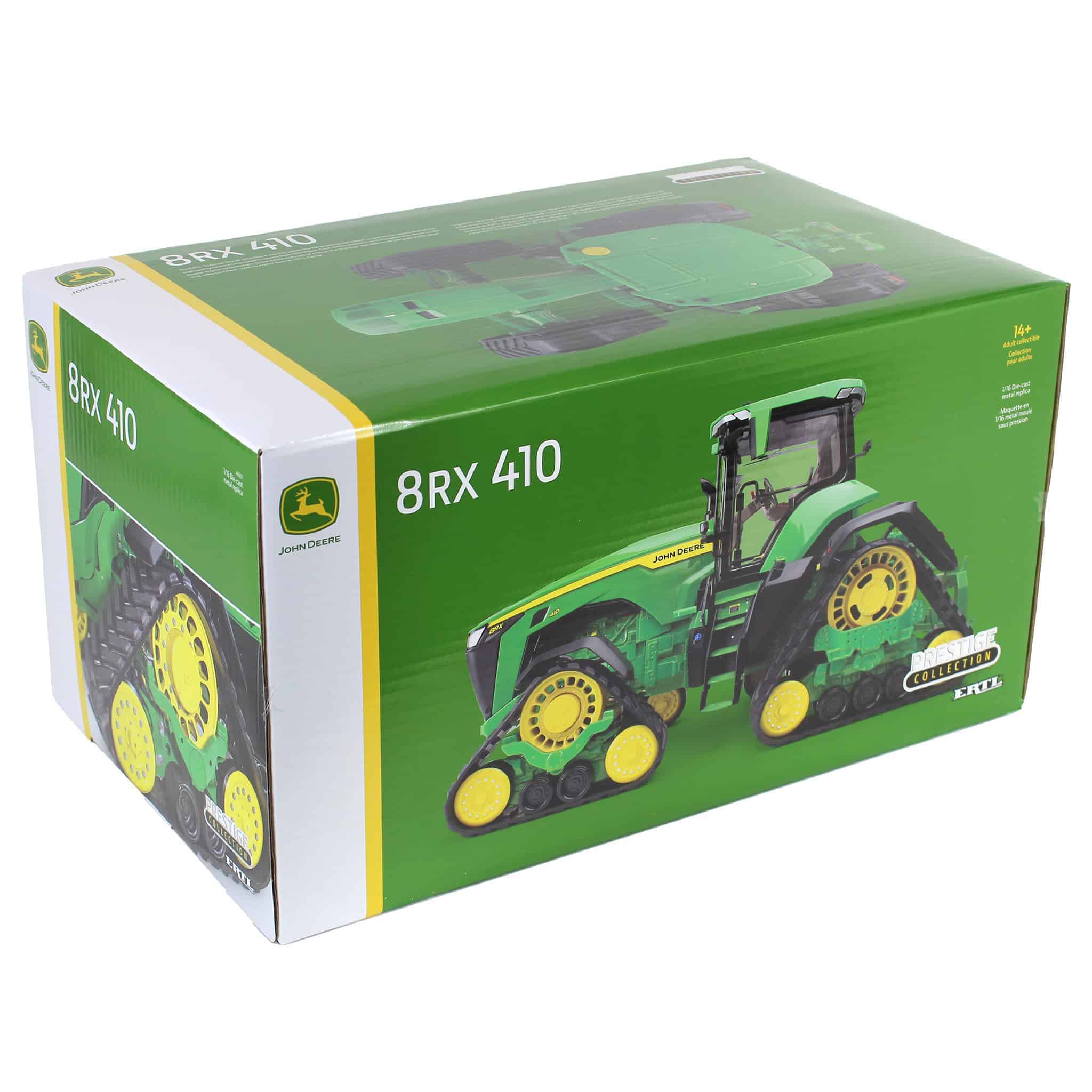 John Deere 8RX 410 Tractor w/ Tracks (Prestige Collection) Diecast 1:16 Scale Model - ERTL 45937 - Image 10