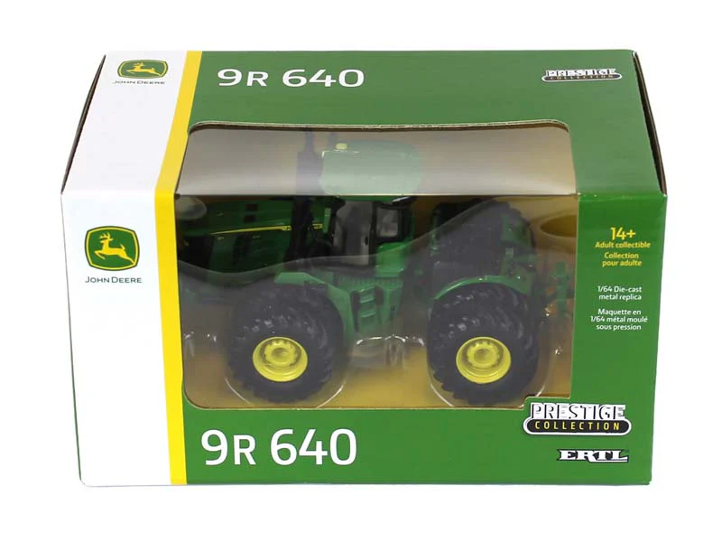 John Deere 9R 640 Tractor w/ Front & Rear Duals (Prestige Collection) Diecast 1:64 Scale Model - ERTL 45763 - Image 6