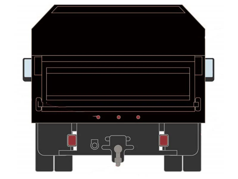 2022 GMC Sierra 3500HD w/ Dump Bed - Summit White Diecast 1:64 Scale Model - Karson Diecast Co. 51563A - Image 9