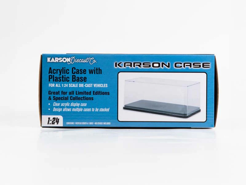 Karson Diecast 1:24 Scale Model Stackable Acrylic Display Case w/ Plastic Base - KDC20001 - Image 3